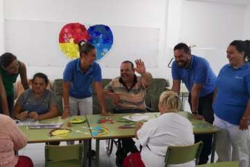 Diviértete sin barreras ofrece un â€˜respiroâ€™ a una veintena de familias de Telde (Foto TA)